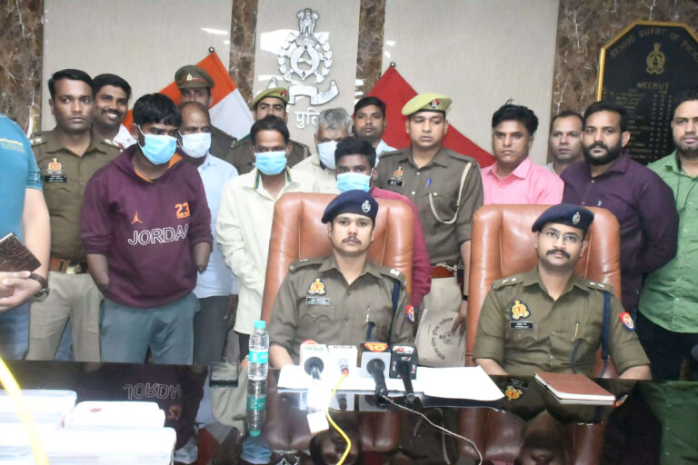 Meerut News,मेरठ : सीवर ट्रीटमेंट प्लांट में डकैती के 6 आरोपी मुठभेड़ के बाद गिरफ्तार, गोली लगने से एक घायल – accused of robbery at sewer treatment plant in meerut arrested after an encounter