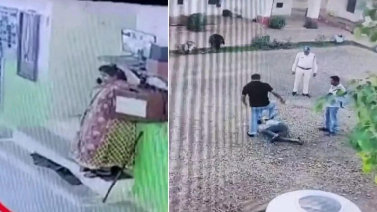 जमीन पर पटका, गले पर पैर रखकर कई लात मारा… डिप्टी जेलर ने की कैदी के साथ क्रूरता, वीडियो वायरल होने पर नप गए – deputy jailor of mhow sub jail beat up a prisoner brutally was cruel got suspended after the video went viral