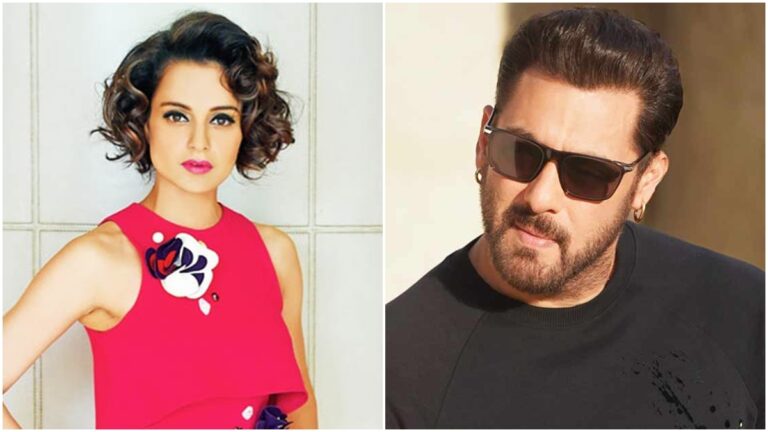 Salman Khan ने ‘नेपोटिज्म’ पर कंगना रनौत का उड़ाया मजाक, कहा-‘अब उनकी बेटी आएगी तो…’ | salman khan spoke about nepotism in bollywood says kangana ranaut ki beti bhi ayengi
