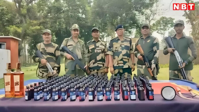 Smuggling: BSF ने बांग्लादेशी तस्कर को मार गिराया, फेंसेडिल कफ सिरप की 175 बोतलें बरामद, विदेशी शराब भी मिली – bsf killed bangladeshi smuggler india-bangladesh border recovered 175 phensedyl cough syrup bottles and foreign liquor