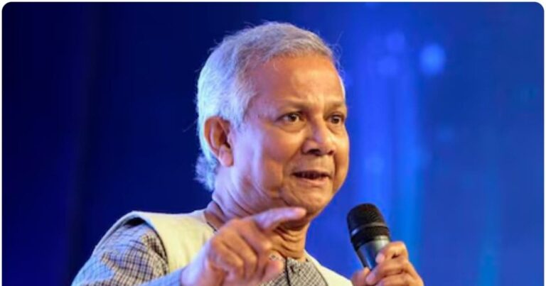 बांग्लादेश के मोहम्मद यूनुस का भारत पर आरोप, शेख हसीना पर भी निशाना.