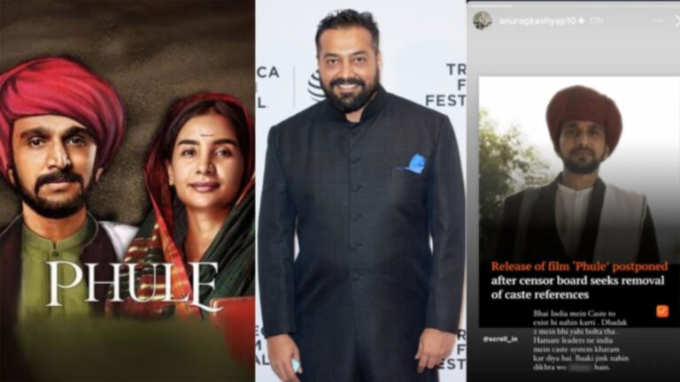 Phule: फिल्म के सपोर्ट में उतरे अनुराग कश्यप, पोस्ट में लिखे अपत्तिजनक शब्द, प्रतीक गांधी ने किया रिएक्ट | Phule Film Controversy anurag kashyap Reacted On censorship pratik gandhi gave statement