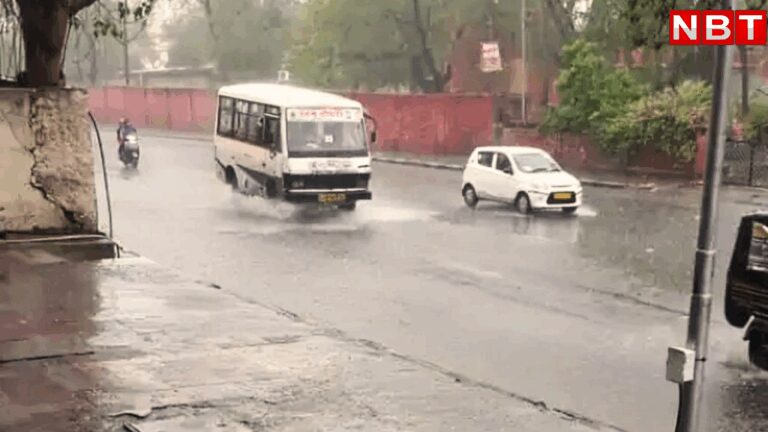 Weather Change In Rajasthan,राजस्थान में मौसम ने फिर वक्त बदल दिया, जज्बात बदल दिए! तेज अंधड़- ओलों के साथ हुई बारिश – rain in rajasthan hailstorm replace scorching heat temperature down above 10 degree read weather update