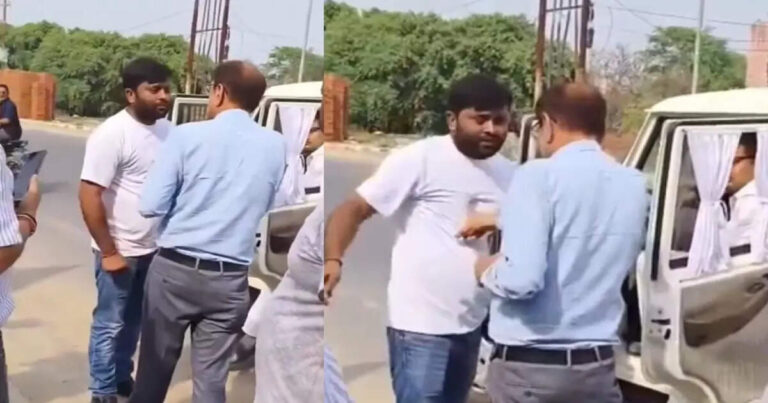 Amroha Ultrasound Center Sealed,अमरोहा में अल्ट्रासाउंड सेंटर पर कार्रवाई से मचा बवाल, BJP नेता-सीएमओ के बीच सड़क पर बन गए मारपीट जैसे हालात – ultrasound center seal action health department bjp leader threaten fight amroha cmo up news