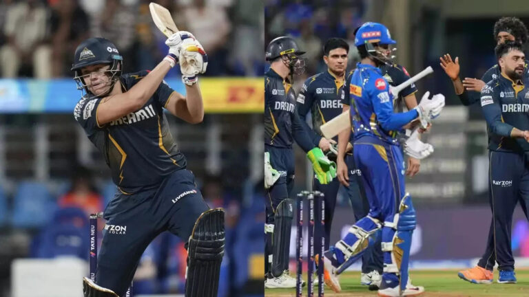 MI vs GT Highlights: बुमराह और बोल्ट की मेहनत बेकार, मुंबई इंडियंस को हराकर गुजरात टाइटंस टेबल के टॉप पर – ipl 2025 mi vs gt highlights gujarat titans beat mumbai indians rahul tewatia gerald coetzee shine who won yesterday match