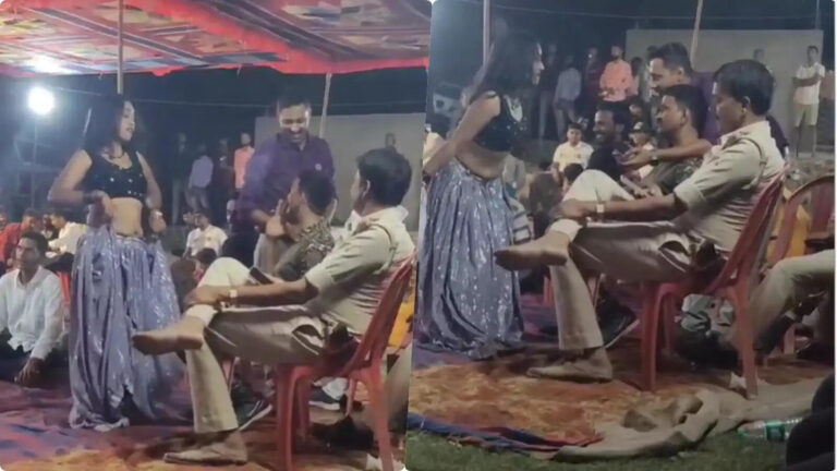 Siwan Daroga Video Viral,’ब्यूटी’ डांसर को देख ढरक गए दारोगा जी, लचकन देख सिपाही के साथ कुर्सी से गए ‘चिपक’; अब साहब कर दिए ‘टाइट’ – video of daroga and constable dancing with bar dancers goes viral both suspended