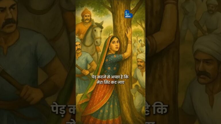 अमृता देवी बिश्नोई-शहादत की वो आवाज़ जिसने जान देकर पेड़ों को जिंदा रखा