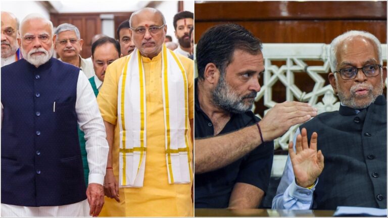 उपराष्ट्रपति चुनाव 2025: क्या 100 ‘अनिश्चित’ सांसद NDA की जीत पर लगा देंगे ग्रहण? विपक्ष ने बढ़ाई टेंशन | Vice President Election Who will win CP Radhakrishnan or B. Sudershan Reddy Parliament number game