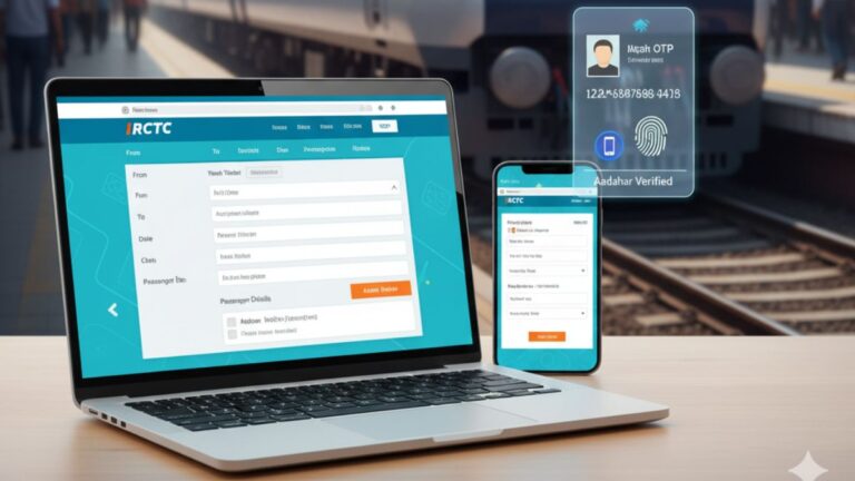 IRCTC का बड़ा अपडेट! 1 अक्टूबर से बदल जाएंगे ऑनलाइन टिकट बुकिंग के नियम, दलालों पर लगेगी लगाम | IRCTC New Rule: Enforce Aadhaar-Based Online Ticket Booking Rules from October 1, 2025