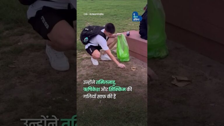 भारत की गालियां साफ कर रहा है एक Serbian Hero | Lazar Jankovic | Changemaker