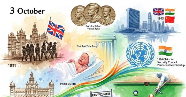 मैसूर में अंग्रेजों का कब्जा, पैदा हुआ टेस्ट ट्यूब बेबी, मिली सबसे लंबी ट्रेन, जानें 3/10 को और क्या हुआ? | British occupation of Mysore test tube baby born longest train discovered know what else happened on 3 october