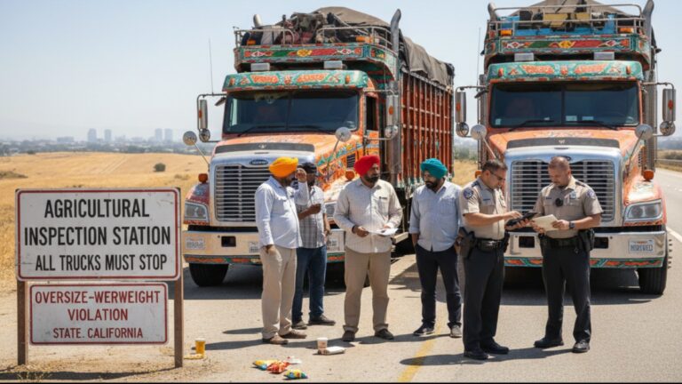 America: कैलिफ़ोर्निया में 17,000 विदेशी ट्रक ड्राइवरों के लाइसेंस रद्द, सबसे ज्यादा रडार पर भारतीय! | America: illegal-truck-drivers-california-immigration-crackdown