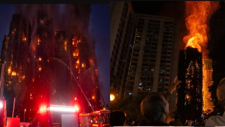 Hong Kong fire: हॉन्ग कॉन्ग में कैसे मिनटों में खाक हो गई बहुमंजिला रिहायशी इमारतें, आग की वजह बढ़ा देगी खौफ | Hong Kong fire: How did the fire in the high-rise buildings start? Were Chinese nets and bamboo the culprits? 55 lives were lost