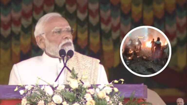 Delhi Blast: ‘पूरी रात जगा था, भारी मन से आया हूं’, भूटान से दिल्ली ब्लास्ट पर बोले पीएम मोदी | pm modi statement delhi red fort blast from Bhutan condolences justice