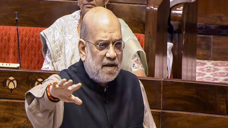 वंदे मातरम का कब-कब किन नेताओं ने किया अनादर? गृह मंत्री अमित शाह ने सौंपी लिस्ट | Which leaders insulted Vande Mataram? Union Home Minister Amit Shah sent the list to RS Chairman