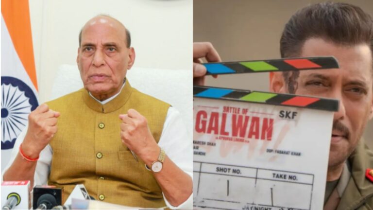 सलमान खान की ‘बैटल ऑफ गलवान’ के मेकर्स ने बोला बहुत भयंकर झूठ, चीन और रक्षा मंत्री की धमकी का हुआ असर! | Salman Khan Battle of Galwan will not be a biopic of Colonel Santosh Babu, reports reveal Rajnath Singh