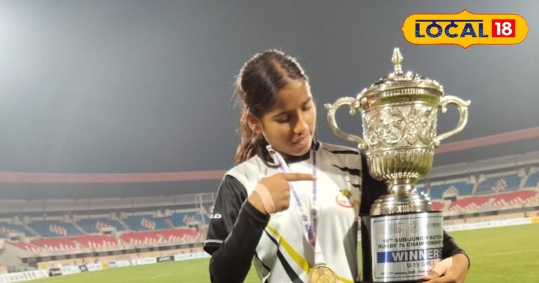 राष्ट्रीय सब जूनियर रग्बी 7 एस में भोजपुर की मनीषा ने जीता गोल्ड मेडल, महाराष्ट्र के खिलाड़ी को दी मात