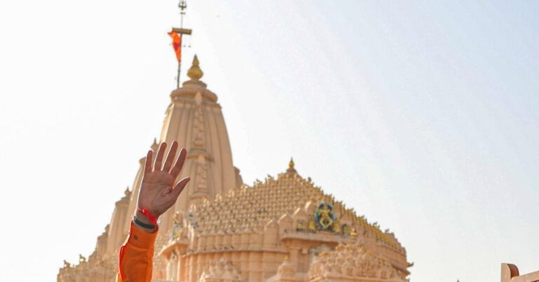 PM Modi Somnath Mandir । Somnath Swabhiman Parv । Vibrant Gujarat 2026 । सोमनाथ में पीएम मोदी: मंदिर में 72 घंटे का ओंकार जाप, सिक्योरिटी के लिए 20 से ज्यादा IPS