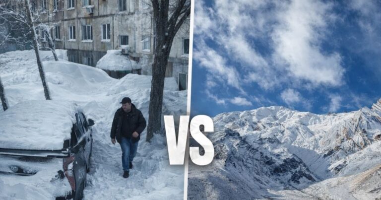Lahaul Spiti Snowfall Nothing Like Kamchatka Peninsula Of Russia Where Records Were Broken, See Photos | लाहौल और स्पीति में बर्फबारी का अलर्ट: क्या रूस के कमचात्का जैसा होगा हाल? 40 फीट बर्फ में दबे घर और गाड़ियां!