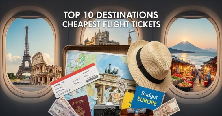 Cheapest Flight Tickets Destinations : साल 2026 में सबसे सस्ते फ्लाइट टिकट वाले टॉप 10 डेस्टिनेशन, जानें सबसे कम कहां?