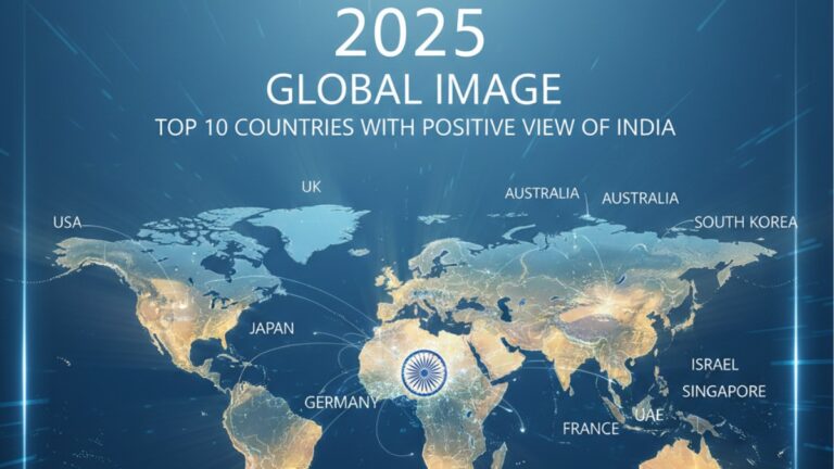 India global image: दुनिया के टॉप 10 देश जो भारत को मानते हैं अपना ‘सच्चा यार’, लिस्ट देखकर रह जाएंगे हैरान | World top 10 countries with positive view of india global image 2025 Pew report in hindi