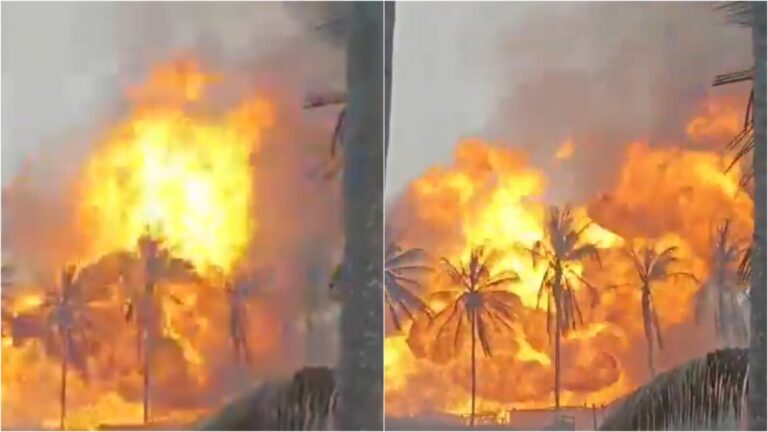 Andhra Pradesh: ONGC प्लांट में Gas Leak कैसे हुआ? आग से कांपा आंध्र प्रदेश, हजारों लोगों को छोड़ना पड़ा घर | Gas Leak Fire ONGC andhra pradesh konasima plant mori well Mass Evacuation