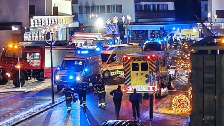 Switzerland में नए साल के जश्न के बीच मची चीख-पुकार, बार में बम ब्लास्ट से कई लोगों की मौत | switzerland bomb blast at swiss ski resort town of crans montana latest update News in hindi