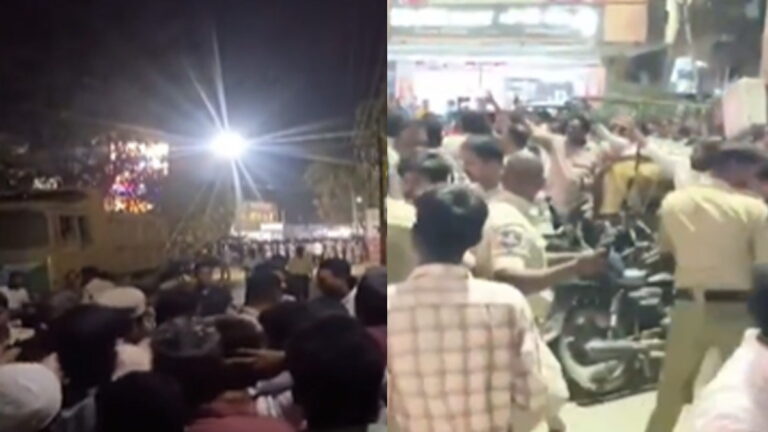 Telangana: कामारेड्डी में धार्मिक गीत बजाने पर सांप्रदायिक तनाव, अल्पसंख्यकों ने तोड़ी हिंदू की दुकान | Telangana Kamareddy Clash over playing devotional song, Muslims broke Hindu shop