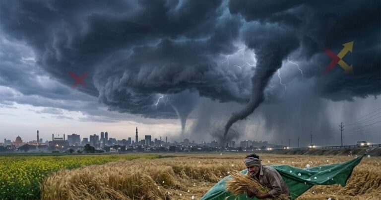 Aaj Ka Mausam | Cyclonic Circulation | साइक्लोनिक सर्कुलेशन से 9 राज्यों में आंधी, ओले और बारिश, दिल्ली से बिहार तक IMD अलर्ट