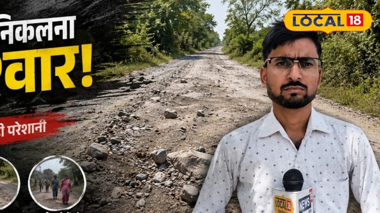 लखीमपुर खीरी की प्रतापपुर-नीमगांव सड़क 10 साल से जर्जर, गड्ढों से हादसे और परेशानी, ग्रामीणों मे उठाए सवाल