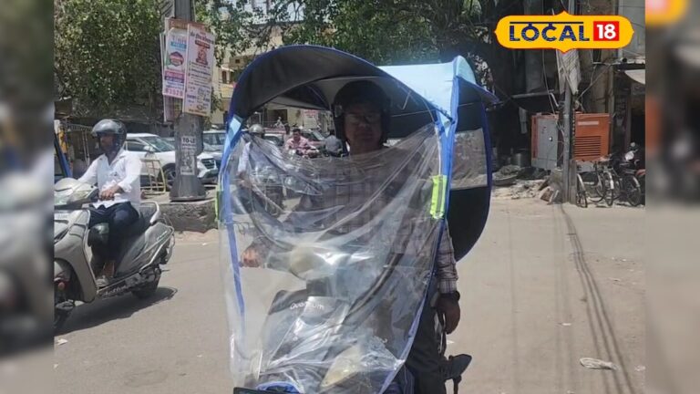 वाह क्या आइडिया… देसी जुगाड़ हुआ वायरल! स्कूटी पर बनाई अनोखी छत, अब बिना रुके धूप और बारिश में कर रहा सफर