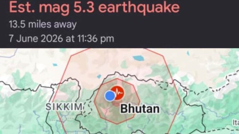 Today Earthquake | Bhukap News | Bhutan Bhukamp | Bihar-bengal Earthquake | आधी रात को थर्रा गई एक साथ 5 देशों की धरती, भारत से लेकर चीन-भूटान तक दहशत