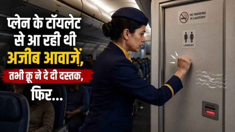 फ्लाइट के टॉयलेट से आ रही थी अजीब आवाजें, दरवाजे पर दे दी क्रू ने दस्तक, नजारा देख खुली की खुली रह गईं आंखें