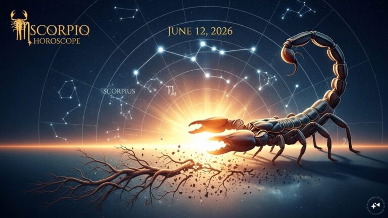 aaj ka Vrishchik rashifal 12 June 2026 Scorpio horoscope in hindi career and wealth