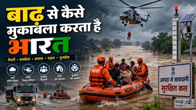 बाढ़ से जंग के लिए कितना तैयार है भारत? जानिए राहत, बचाव और अर्ली वार्निंग का पूरा मॉडल
