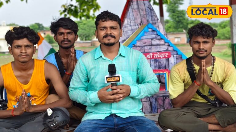 पीठ पर 57 किलो वजन, बाबा केदारनाथ की झांकी, छपरा से दर्शन के लिए निकले तीन दोस्त, बोले- मांगी थी मन्नत