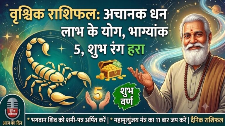 aaj ka Vrishchik rashifal 18 july scorpio daily horoscope money profit lucky color remedies