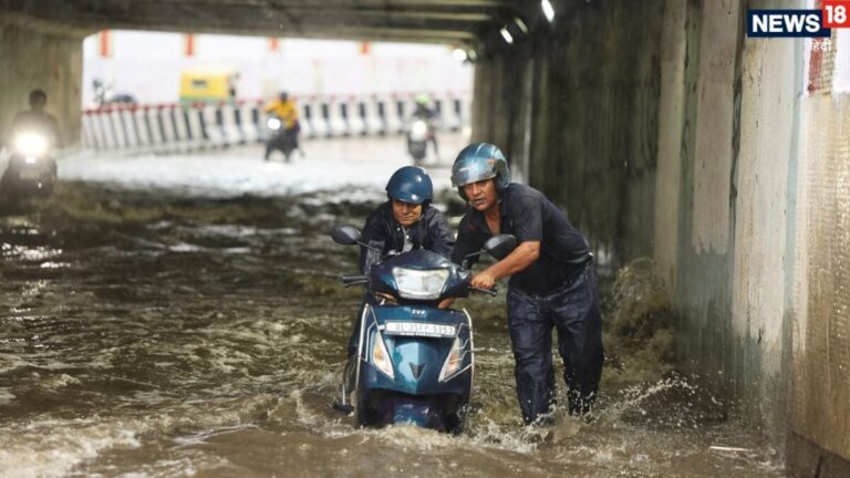 दिल्ली में रात से हो रही बारिश, जम्मू-कश्मीर से बिहार-बंगाल तक आफत – imd weather today aaj ka mausam live delhi ncr bihar UP rain alert