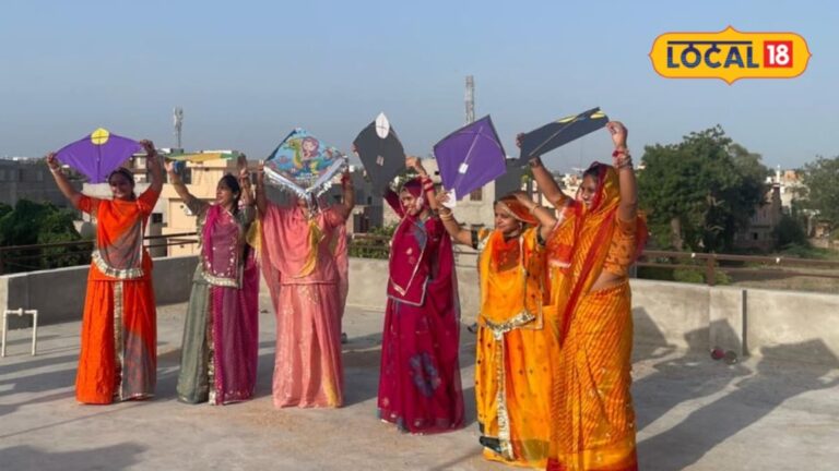 रक्षाबंधन पर जोधपुर में दिखा अनोखा नजारा, राजस्थानी परिधानों में सजी महिलाओं ने उड़ाई पतंगें