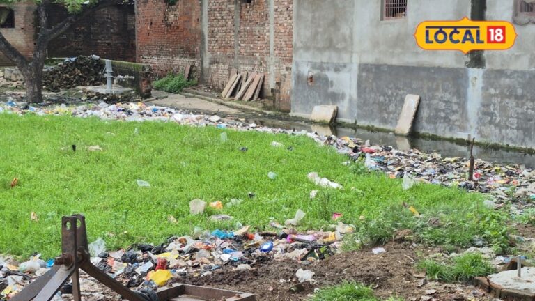 चंदौली के कुंडा कला गांव की पोखरी गंदगी और दलदल में बदल गई, ग्रामीणों ने अतिक्रमण हटाने की मांग की