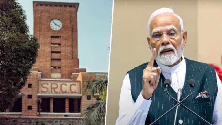 PM Narendra Modi at SRCC LIVE: 13 साल बाद फिर डीयू के श्रीराम कॉलेज जा रहे पीएम मोदी, मेट्रो में हुए सवार