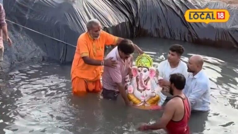 गणपति विसर्जन से पहले बदला तरीका, जलस्रोतों को प्रदूषण से बचाने के लिए तैयार किया कृत्रिम तालाब, जानें पूरी पहल