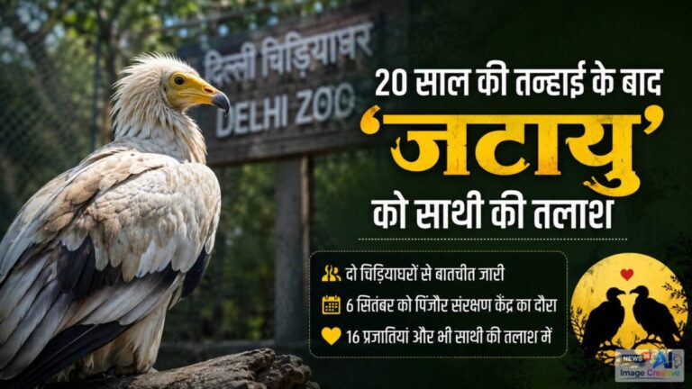 20 साल से तन्हा ‘जटायु’ को चाहिए साथी, दिल्ली चिड़ियाघर पूरी करेगा उसकी मुराद, कवायद शुरू