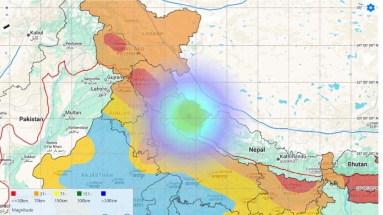 Earthquake Today | Earthquake Tremors Delhi NCR | दिल्ली-एनसीआर में भूकंप के तेज झटके, चमोली में था केंद्र, रिक्टर स्केल पर 4.9 की तीव्रता