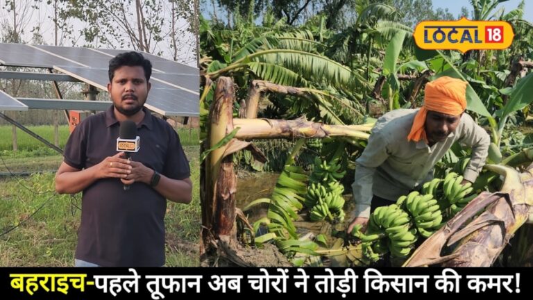 बहराइच में तूफान से फसल बर्बादी के बाद अब किसानों के खेत से सोलर पैनल हो रहे चोरी, थाने में दर्ज हुआ एफआईआर