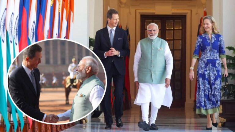 India Liechtenstein joint statement। Prince Alois India visit 2026। यूरोप के इस देश के राजा भारत में आए, कदम रखते ही दिया 100 बिलियन डॉलर का तोहफा
